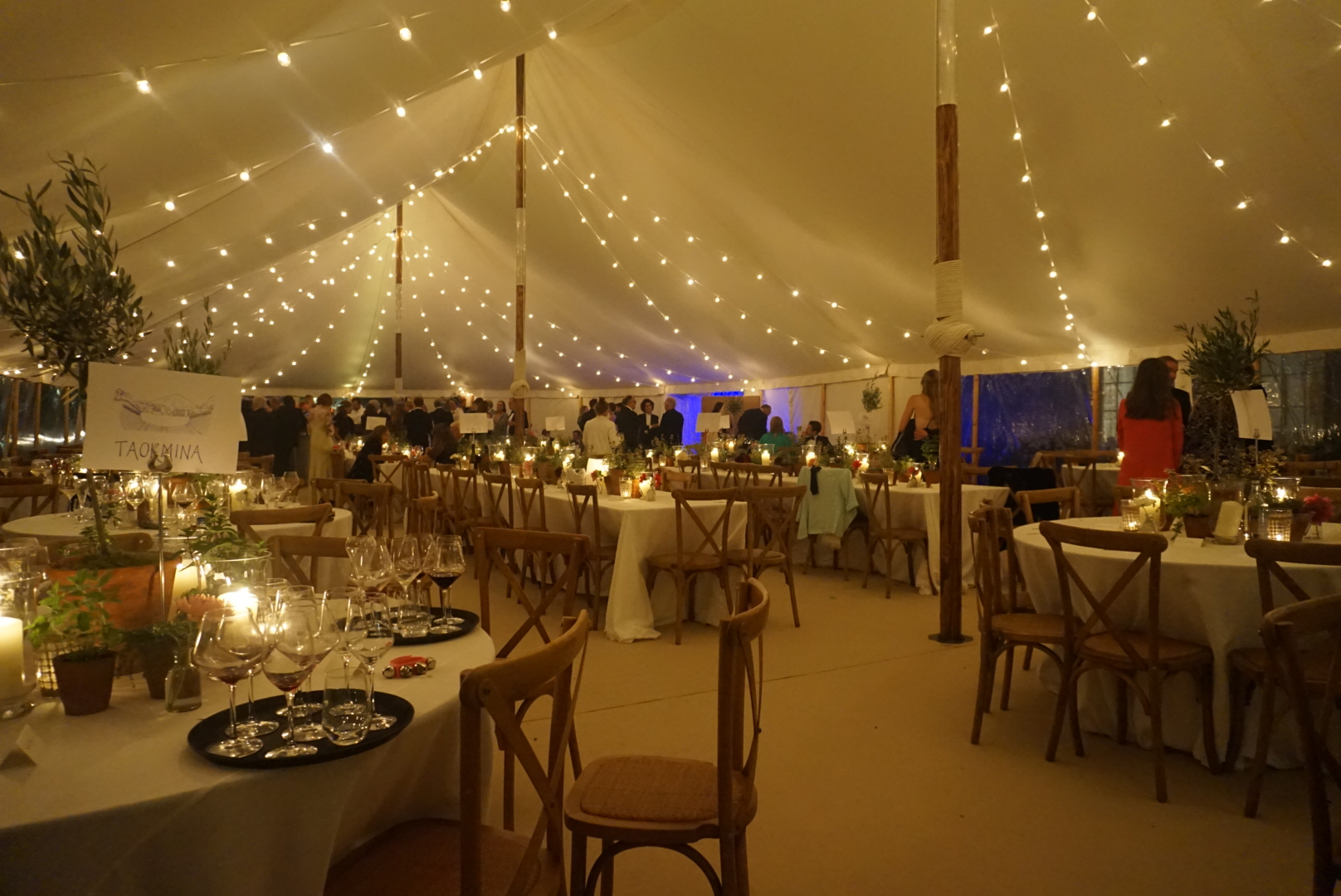 White Festoon Wedding